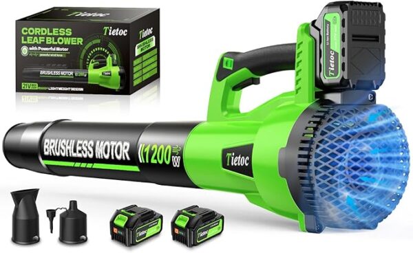 Tietoc Leaf Blower Cordless